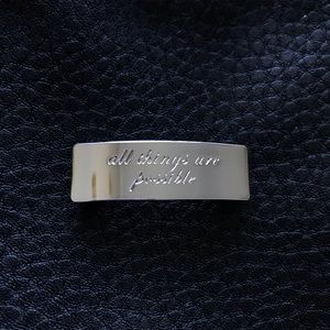 KEEP Collective All Things Possible Bar Silver